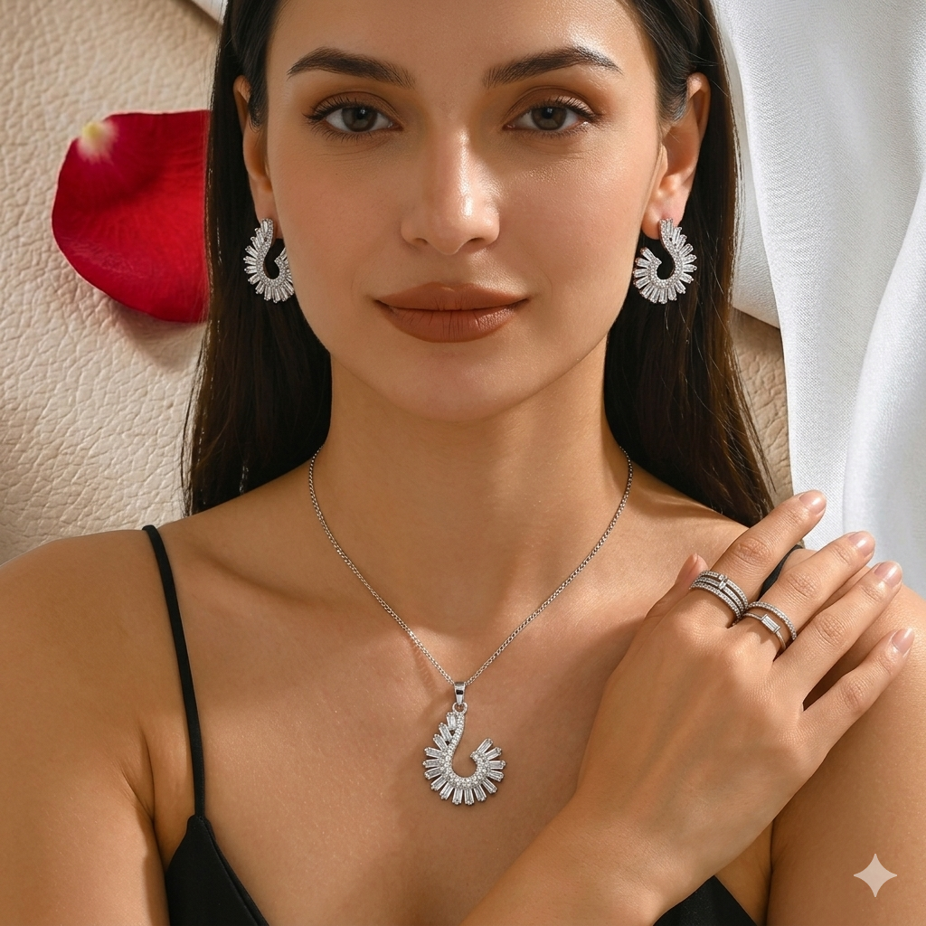 طاقم "رونق الشروق " الفاخر (2 في 1) 💎