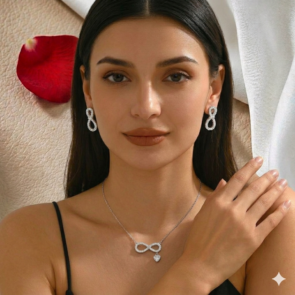 طاقم " سحر الأزل ♾️" الفاخر (2 في 1) 💎